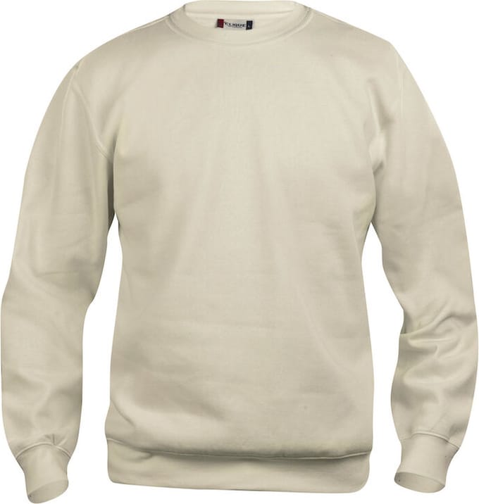 Clique Basic Roundneck 021030 - Licht khaki - 3XL