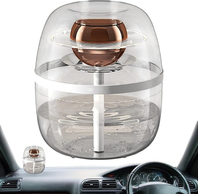 Luchtbevochtiger - Mistmaker - Comfortabel Werken - Dubbele Tip Mondstuk - 3L Tank - Wit