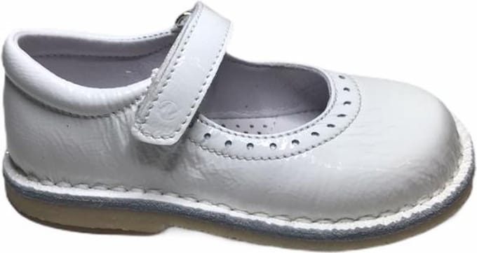 Naturino velcro ballerina 4875 lak gebroken wit mt 21