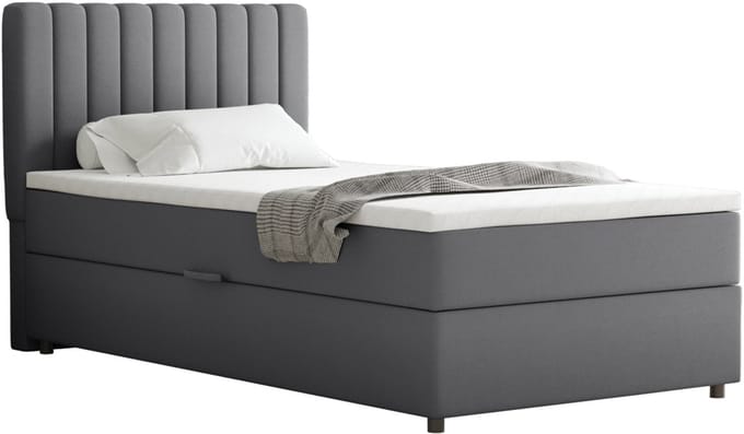 Boxspring Everest 100 x 200 cm tweepersoons met hoogwaardige Bonell-matras en topper