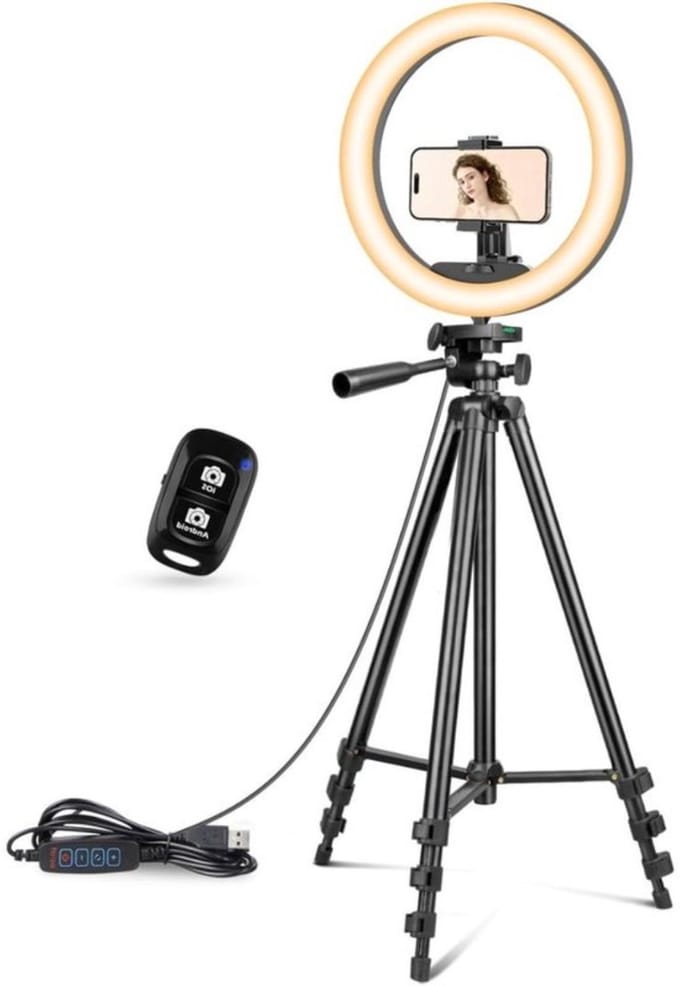 Thuys - Ringlamp met Statief - Ring Light - Verstelbaar - Led Verlichting
