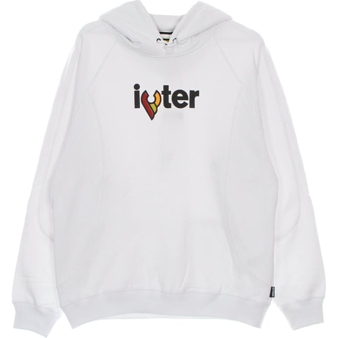 Lichtgewicht herensweatshirt met capuchon, zak en capuchon X Cinelli wit