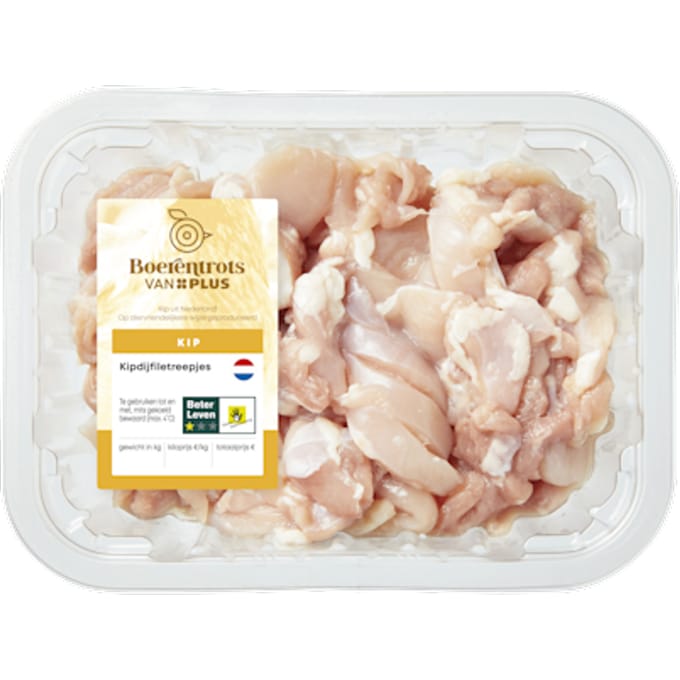 Kipdijfiletreepjes