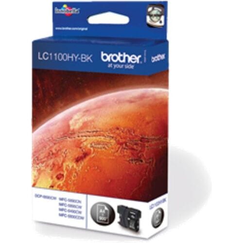 Brother Inktcartridge LC-1100HYBK Zwart Hoge capaciteit
