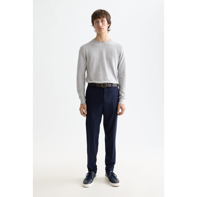 Scotch & Soda Core - Irving - Cool-wool Blend Chino Navy Größe: W36L34 | Chinos Outlet | Herren | Blau