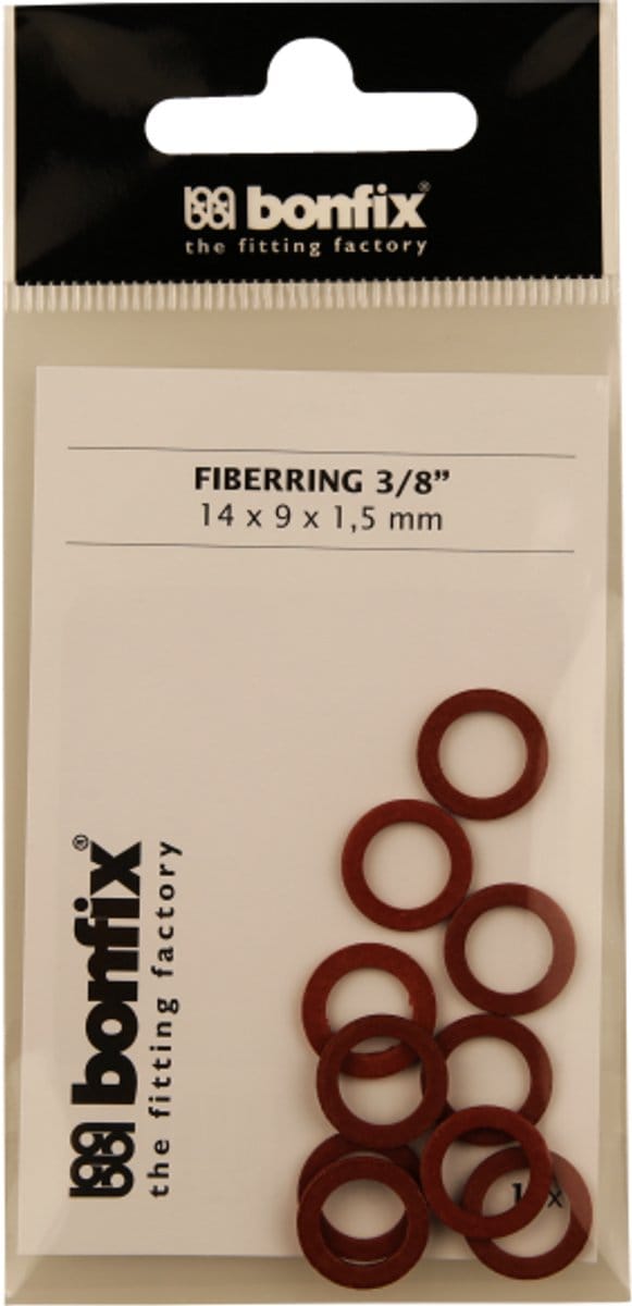 BONFIX Fiberring 3/8" (14 x 9 x 1,5 mm) 10 stuks