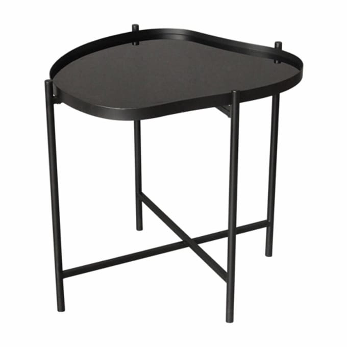 by fonQ Cross Bijzettafel - Zwart