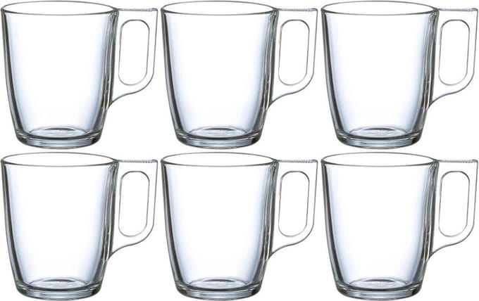 Luminarc 6x Theeglazen/koffieglazen - 250 ml - Glas