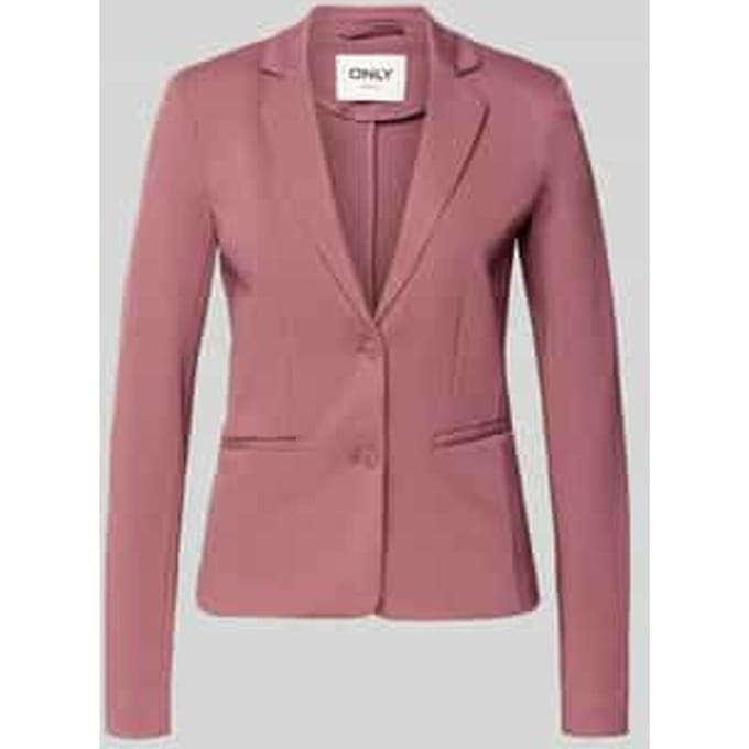 Getailleerd korte blazer van viscosemix Model 'POPTRASH'
