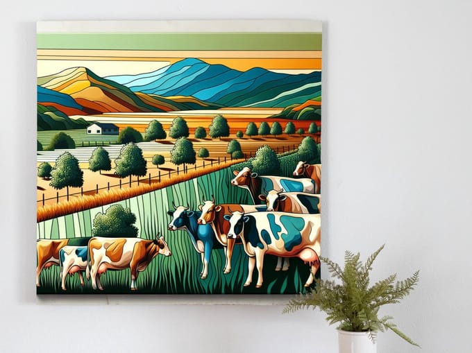 Kunstprint | Wanddecoratie | Dibond | 80 × 80 cm