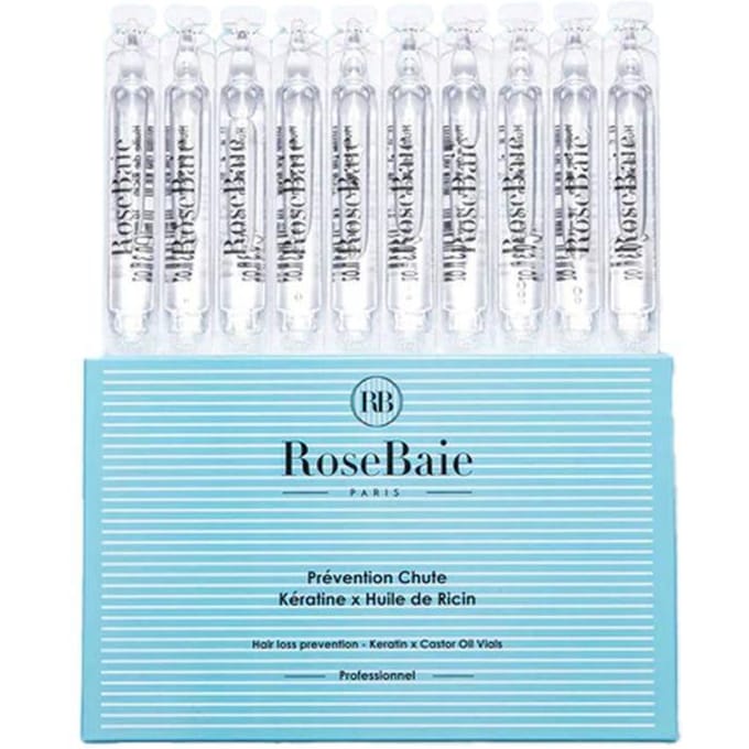 RoseBaie Prévention Anti Chute Kératine & Huile de Ricin 10 Unidoses