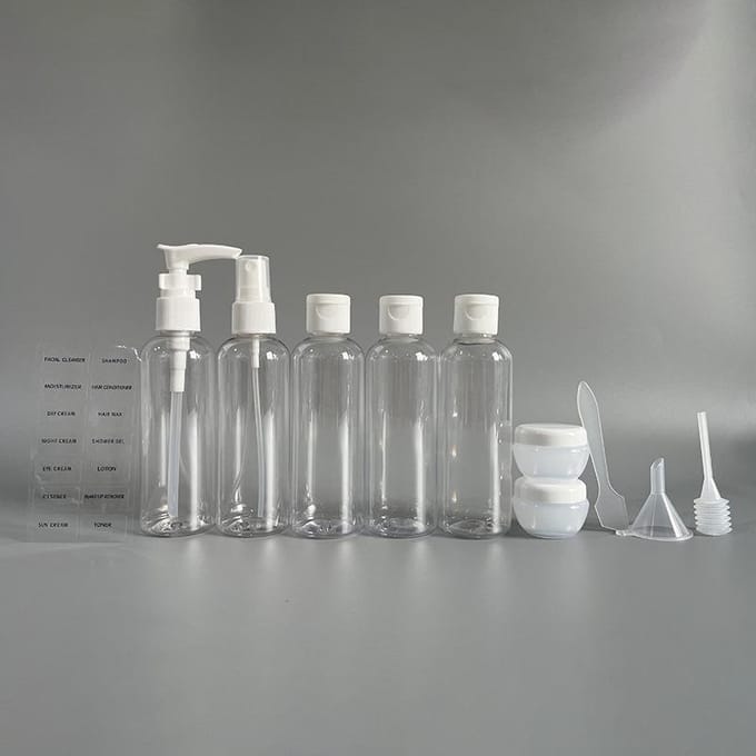 11 stuks/set Navulbare Flessen Transparant Plastic Parfum Verstuiver Mini Lege Sprayfles Draagbare Reisaccessoires gray