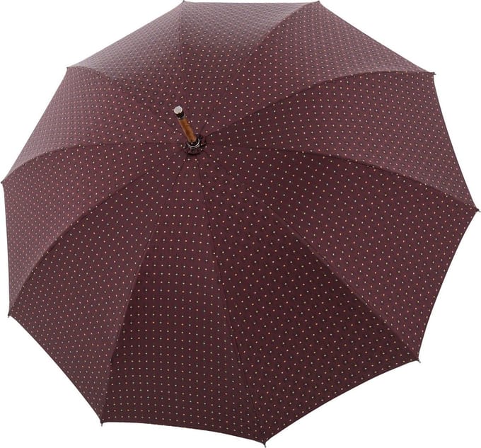 doppler Manufaktur Paraplu Norfolk Cottage With Sleeve Red Wijnrood