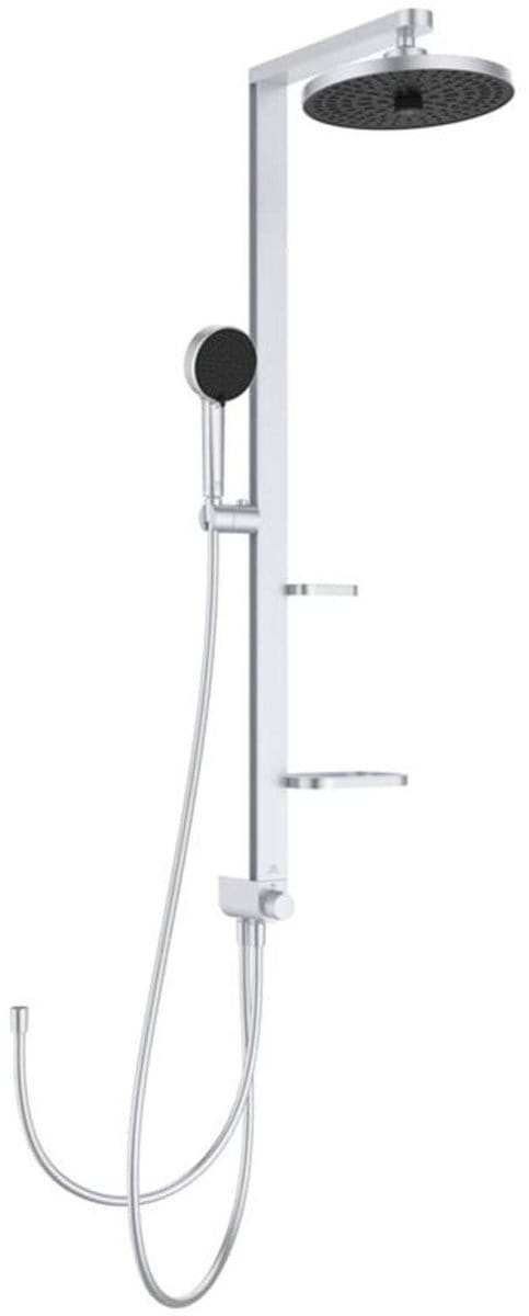 Ideal Standard ALU+ - Doucheset zonder kraan, diameter 26 cm, 2 jets, zilver BD585SI