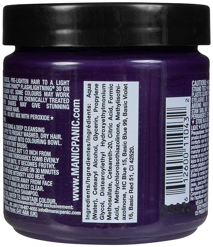 Manic Panic High Voltage Classic Violet Night Haarkleuring Unisex 118 ml