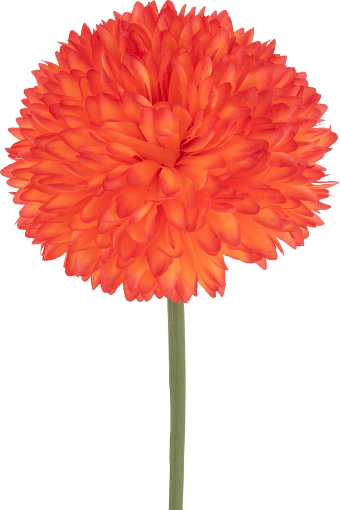 J-Line bloem Chrysant - kunststof - oranje