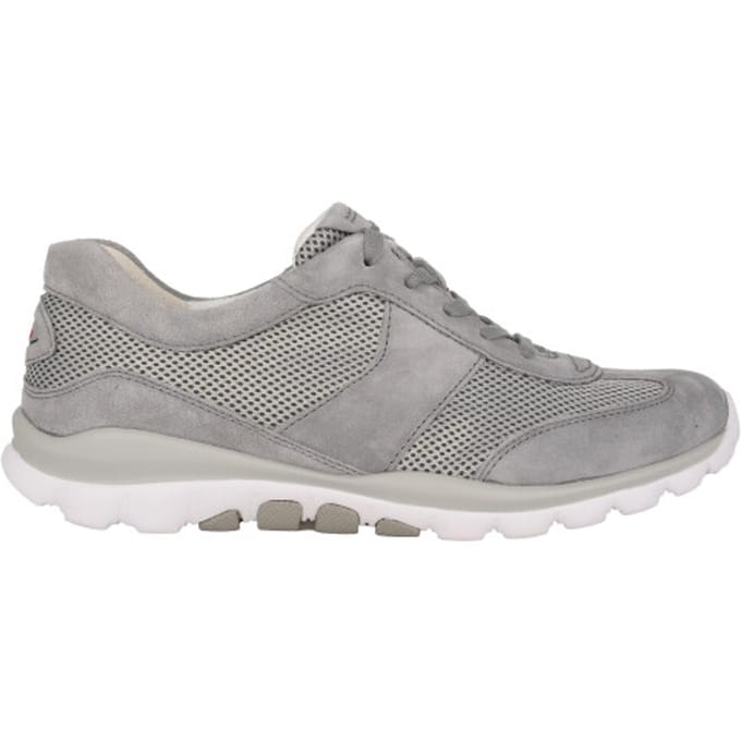 Gabor rollingsoft sensitive 46.966.39 - dames rollende wandelsneaker - Grijs - maat 40 (EU) 6.5 (UK)
