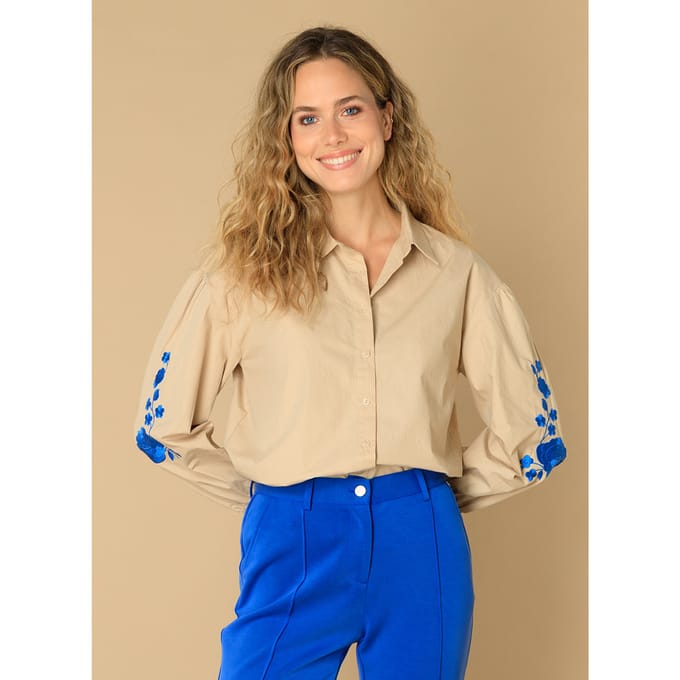 IVY BEAU Eslina Tops - Wood Ash - maat 46