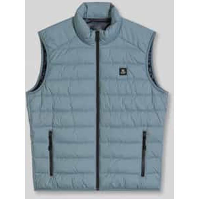 Regular fit bodywarmer met logopatch