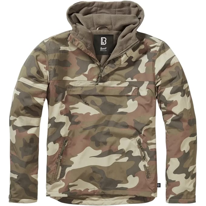 Brandit Windbreaker Windbreaker woodland S - Polyester - Basics