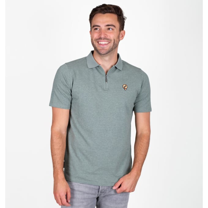Heren Polo Zuidland - Lichtgroen Melange