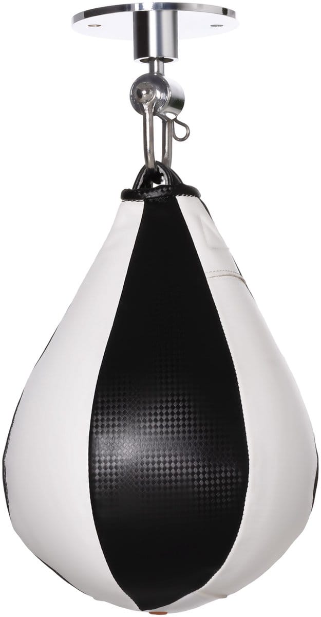 SPORTNOW Speedbag Platform - Staal - 18x18x22cm - Zwart, Wit