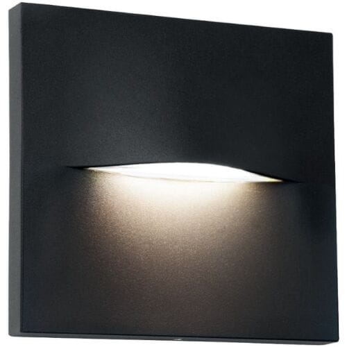 KS Verlichting Paxton Muurlamp Square Zwart
