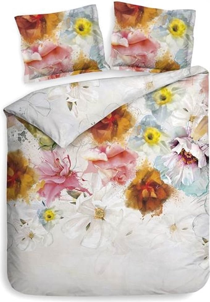 Heckett & Lane Janice Dekbedovertrek - Eenpersoons - 140x200/220 cm - Multi