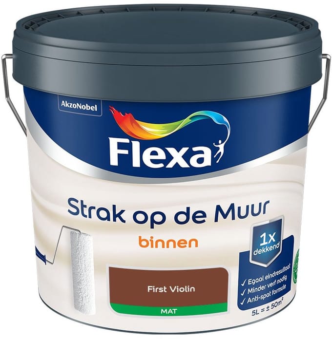 Flexa - Strak Op De Muur Binnen Mat - First Violin - Mengverf - 5 L