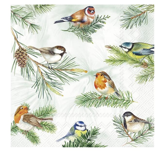 Servet "Birds on Branch"