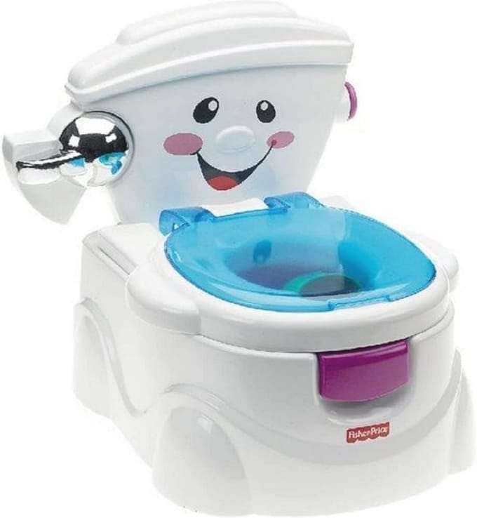 Houten Toilet Trainer voor Peuters met Geluidseffecten