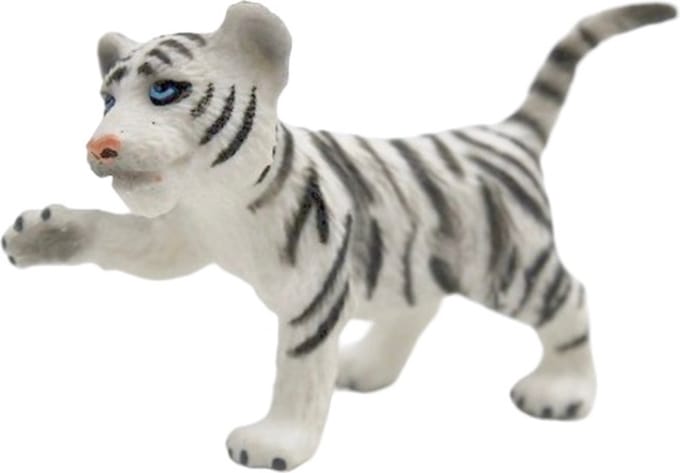 Sneeuwtijger - Speelfiguurtje - 5 cm - Bullyland - Tijger jong - welp