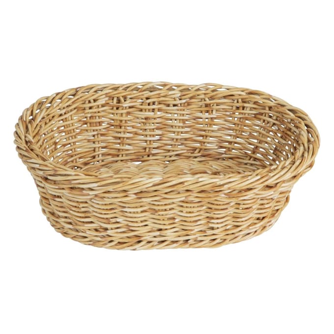 Olympia Polywicker Ovale Mand Lichtbruin 240x170mm