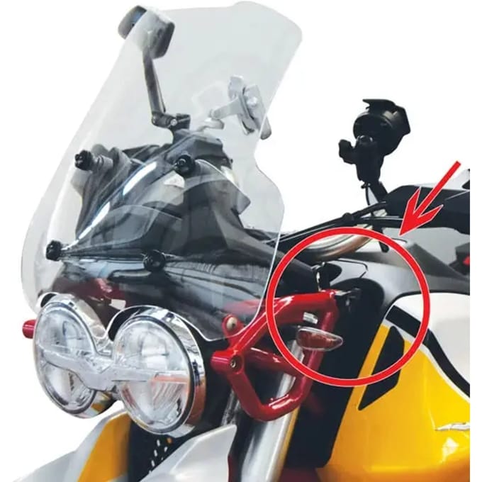 Motorfiets schroefset Isotta Moto Guzzi V85TT