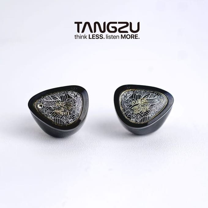 TANGZU WANER 2 10 mm PET-driver enkele dynamische oortelefoon met afneembare kabel WHITE NO MIC-4.4MM