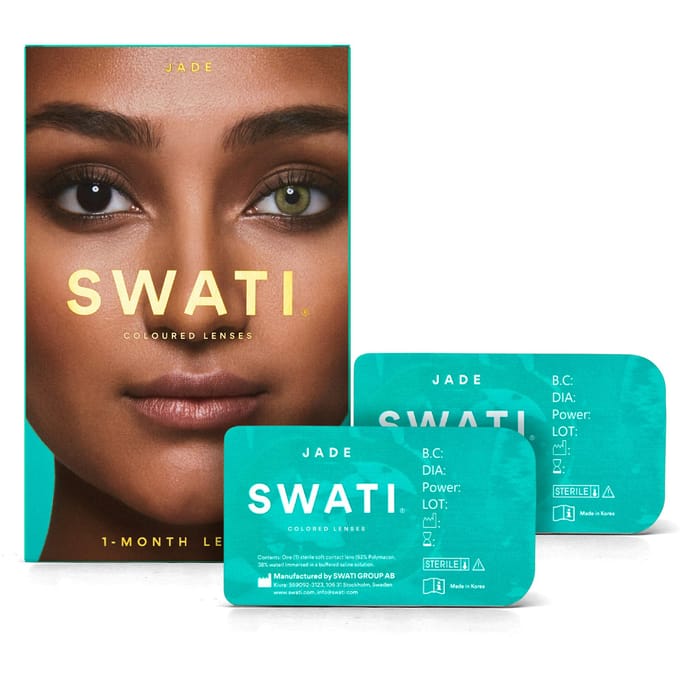 Swati Coloured Lenses Jade 1 Month 1 paar