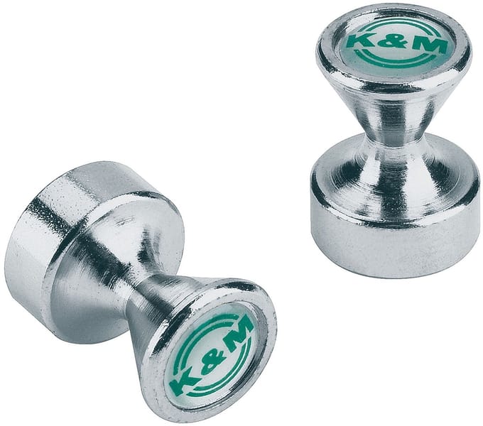 König & Meyer 11580 Powermagnet 2er pakket, verzinkt - Accessoire voor standaards