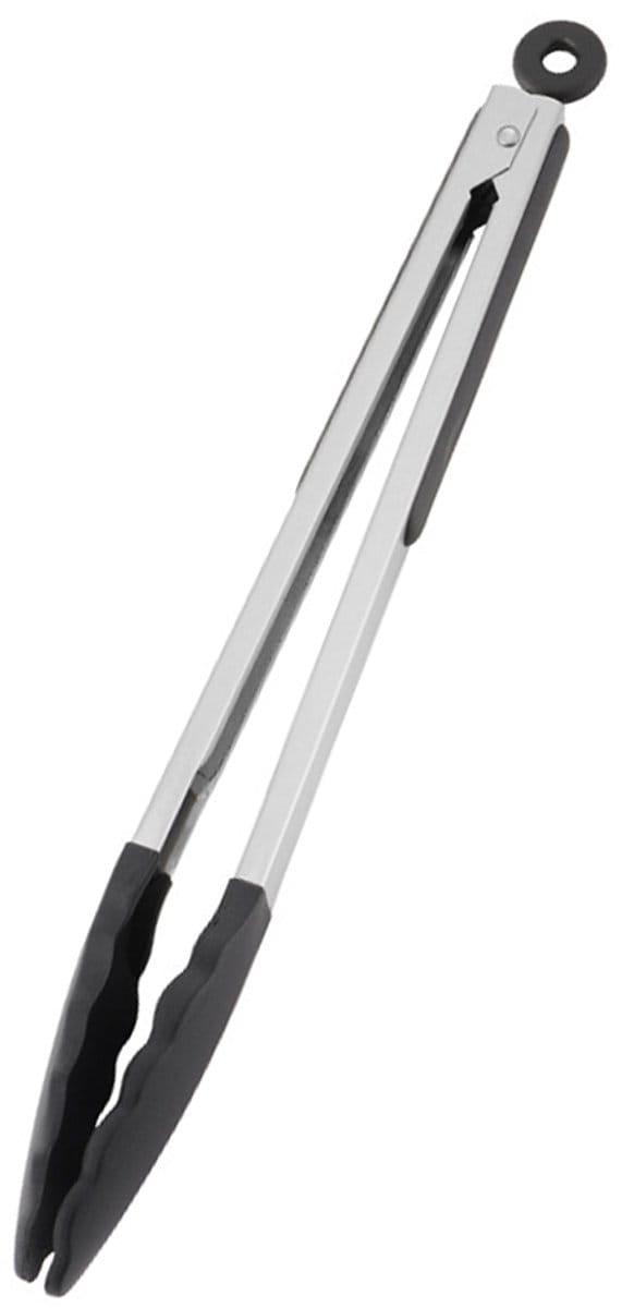 34 cm Siliconen Keukentang – Hittebestendig 315°C – Antislip & Vergrendelbaar – Zwart
