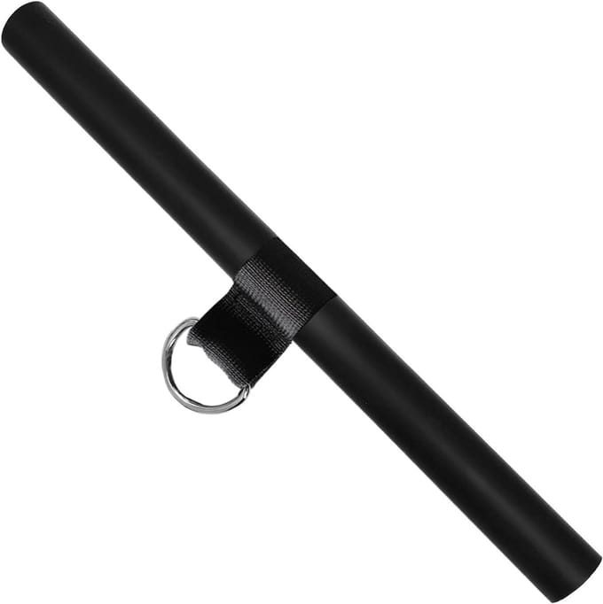 Lat Pull Down Stang - Kabelmachine Accessoire - Kracht Training - Schuimbekleding Grip - 40 cm - Zwart