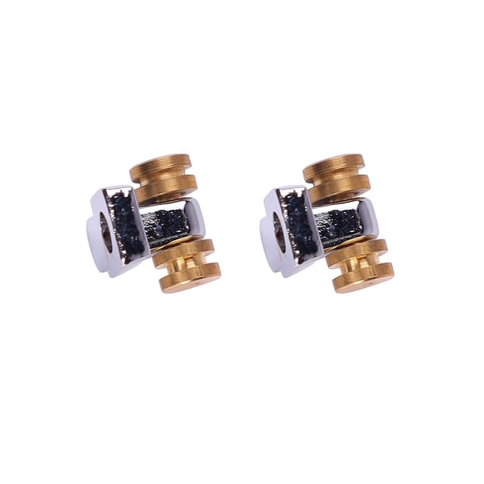 2 STUKS Elektrische Gitaar Roller String Tree Messing Zinklegering Roller String Guide Retainer voor Bas