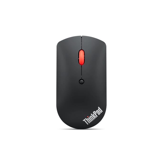 Lenovo ThinkPad Silent Muis Bluetooth Optisch Zwart – 3 Toetsen – 800 dpi, 1600 dpi, 2400 dpi