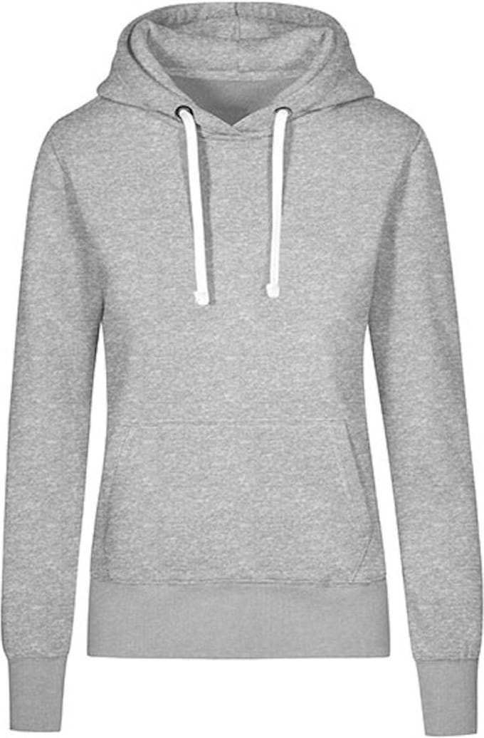 Promodoro Women´s Hoody Sweater XO1781 - Heather Grey - M