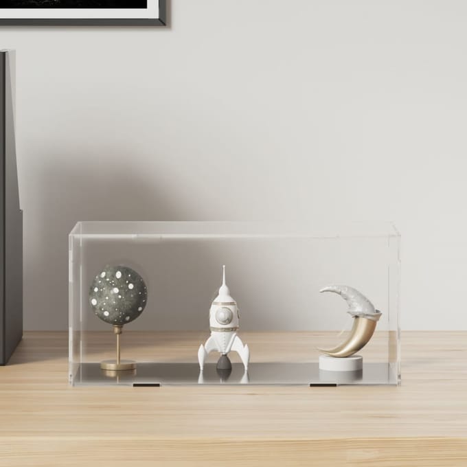 vidaXL - Displaybox - transparant - 24x12x11 - cm - acryl