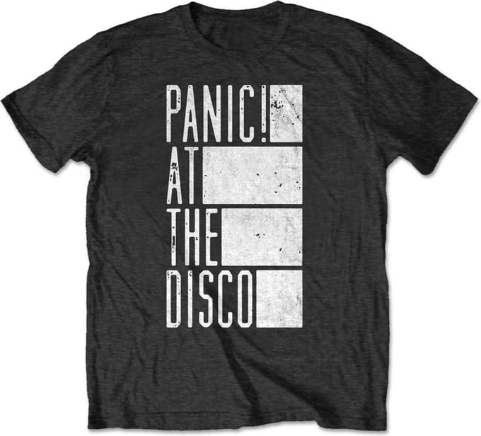 Panic! At The Disco - Bars Heren T-shirt - S - Zwart