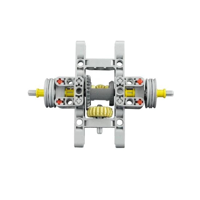 MIJN EIGEN CREATIE Tech Differentieel Bouwstenen Mechanisch Speelgoed High Tech Component Differentieel Tandwielen Montage Inclusief 6573 62821 65414
