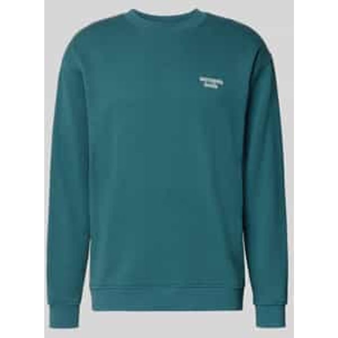 Regular fit sweatshirt van puur katoen