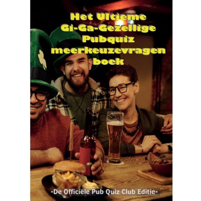 Het Ultieme Gi-Ga-Gezellige Pubquiz Meerkeuzevragen Boek - Albert Greinstein
