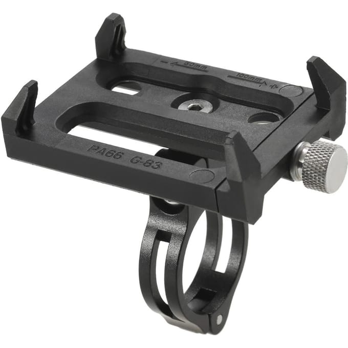 Antislip fiets verstelbare telefoonhouder montagebeugel stuurclipstandaard voor 3,5-6,2 inch Smart gray