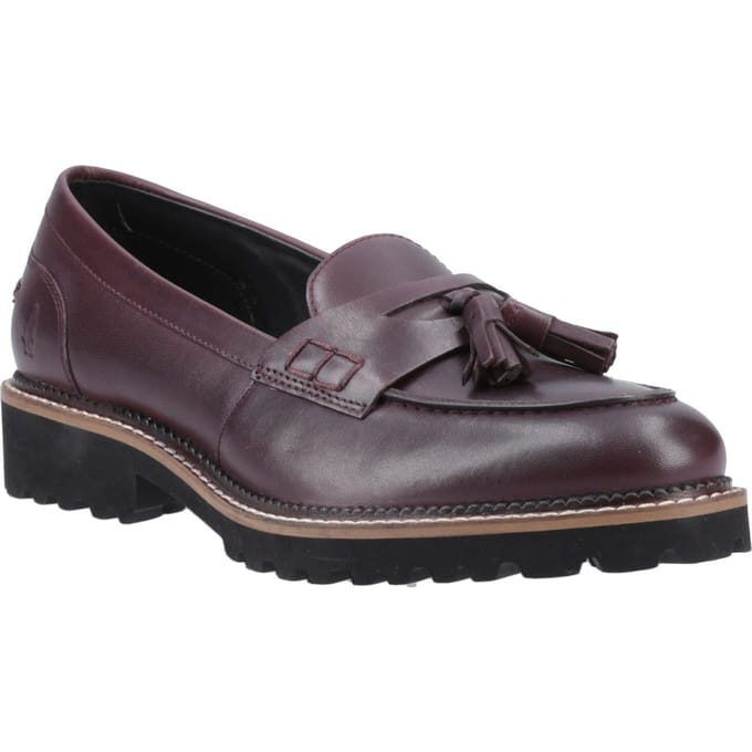 Hush Puppies Ginny Leather Dames Plummer Wijdte Loafers