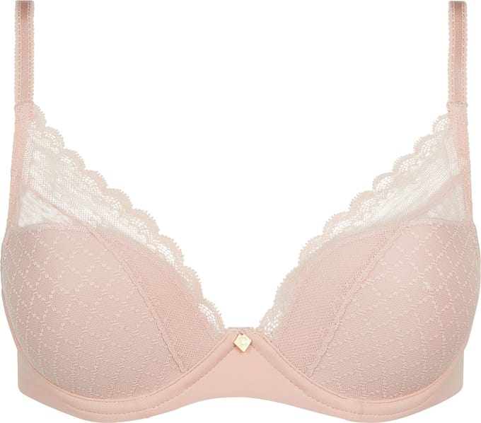 Chantelle - Norah Chic - Plunge T-Shirt Bh - Racerback - SOFT PINK